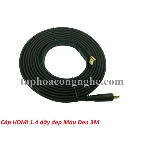 Unitek 26975 3M19A 3M Dây Dẹp Cáp Hdmi 1.4 Màu Đen 30026975